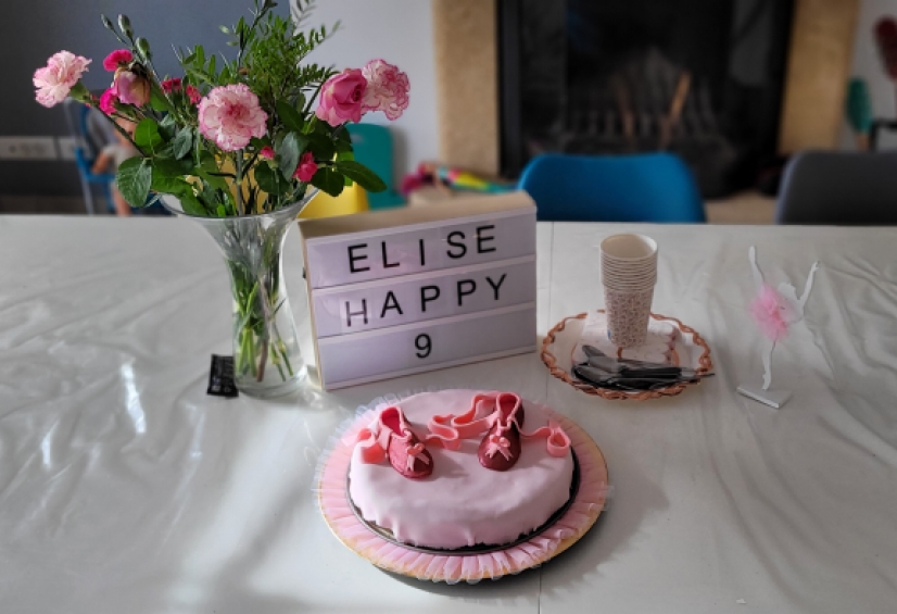 Un gâteau pour l'anniversaire de ma petite danseuse
