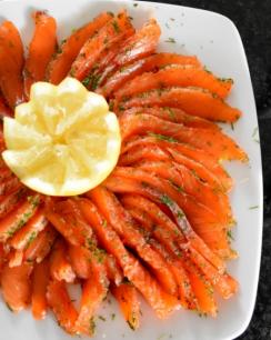 Gravlax de saumon